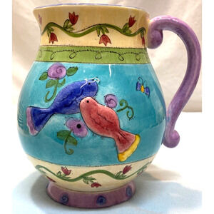 Sango BIRDS & THE BEES 7 1/2" WATER PITCHER